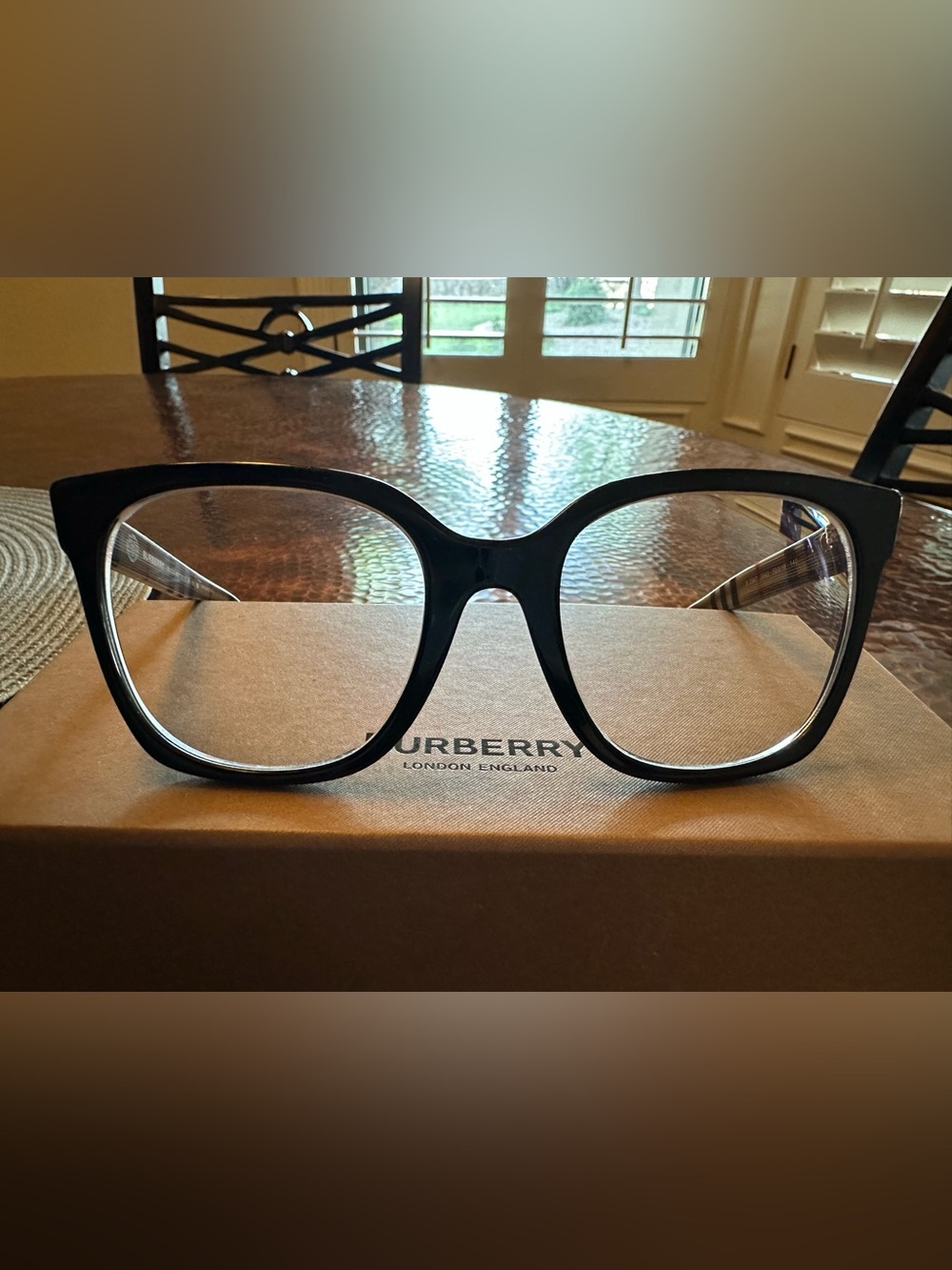 Burberry BE2347 Evelyn Square Eyeglasses – Premium Designer Frames